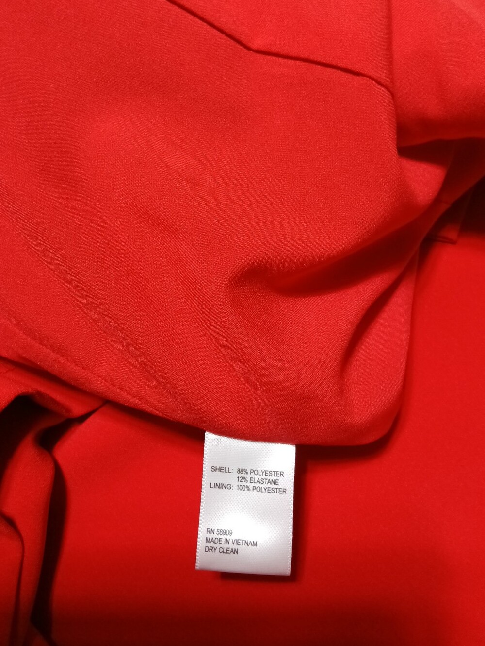Gianni Bini Red Long-Sleeve Mini Dress with Side Rosette Detail Size 4 - Picture 15 of 16